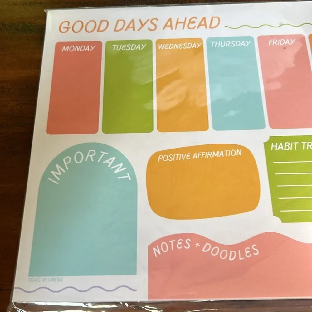 Weekly planet NeW 50 pages 8.5x11 plus 2 stickers